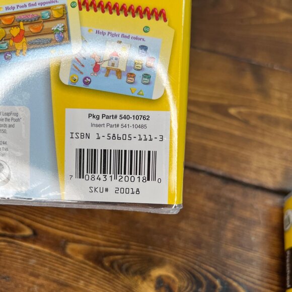 Disney Poohs Honey Tree My First LeapPad Interactive Book & Cartridge Preschool - Picture 5 of 8